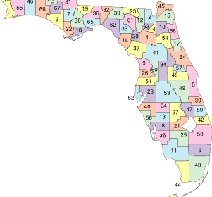 Map of Florida Counties